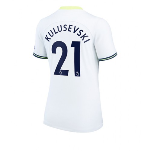 Fotbalové Dres Tottenham Hotspur Dejan Kulusevski #21 Dámské Domácí 2022-23 Krátký Rukáv
